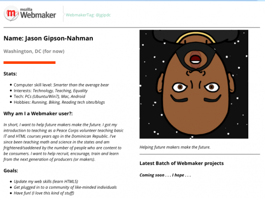 user profiles