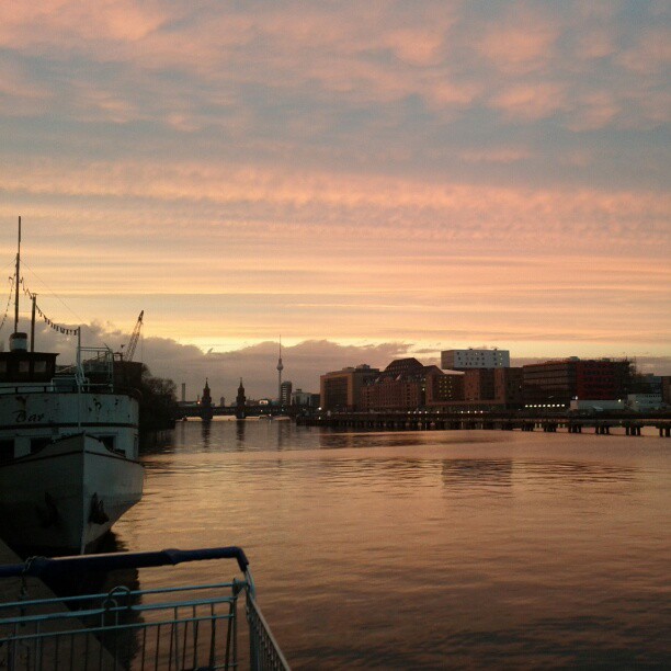 epic berlin sunset